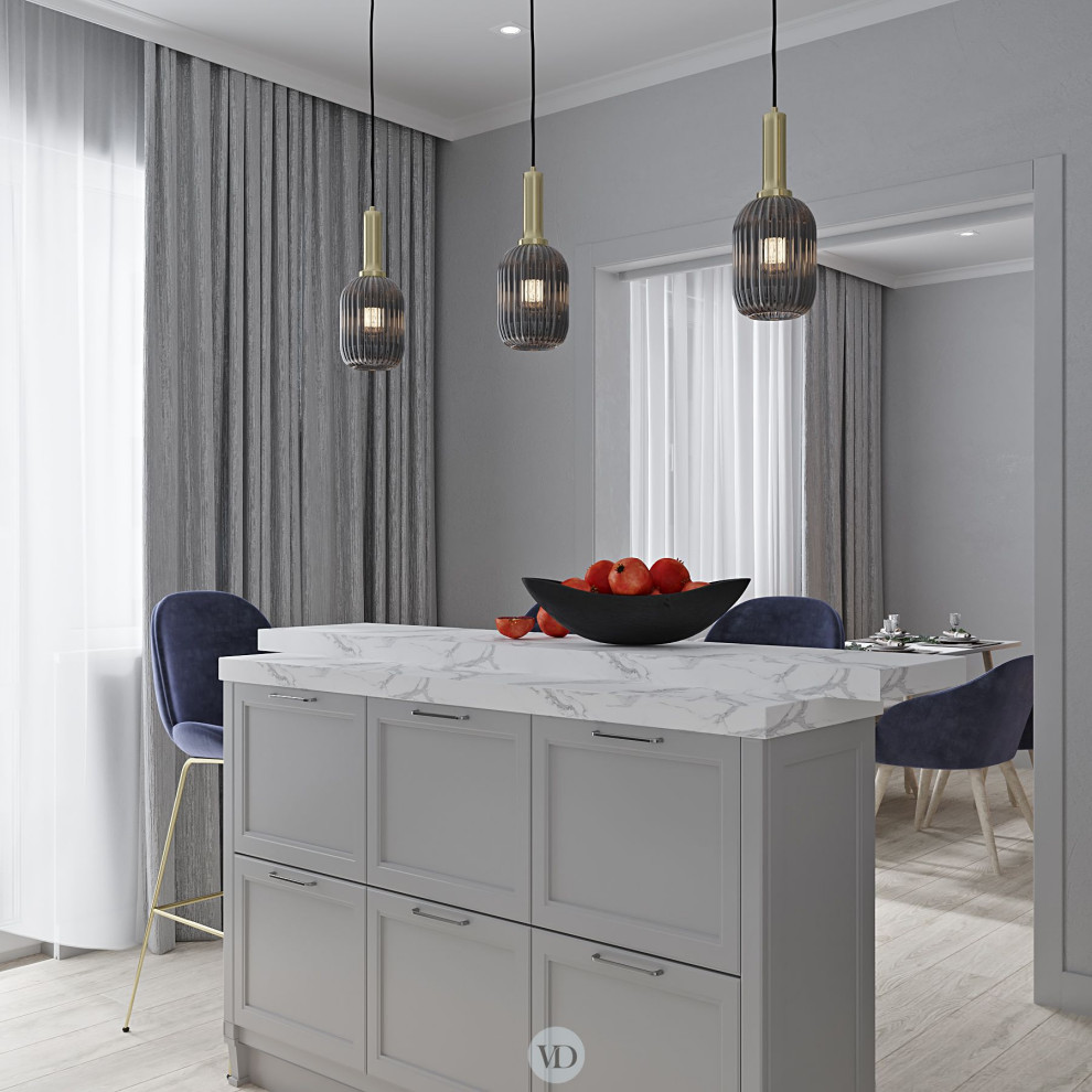 Дизайн-проект квартиры Яблочкино