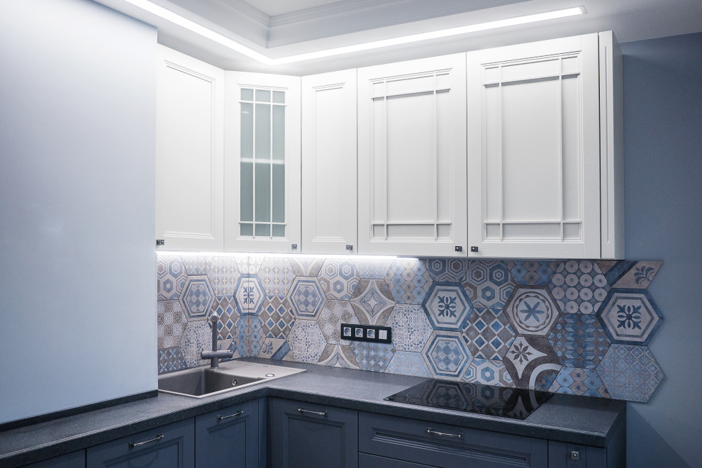 Квартира в голубых тонах серии П-44