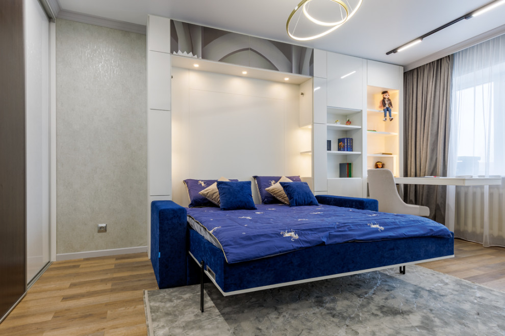 Дизайн трехкомнатной квартиры в современном стиле. 72 кв. м.