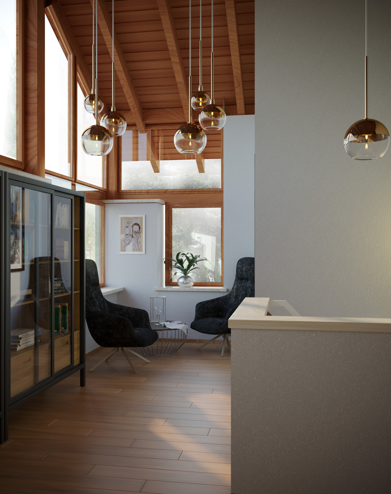 Интерьер жилого дома, Швейцария, г. Дорнах