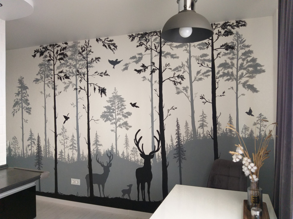 Роспись "Лес"