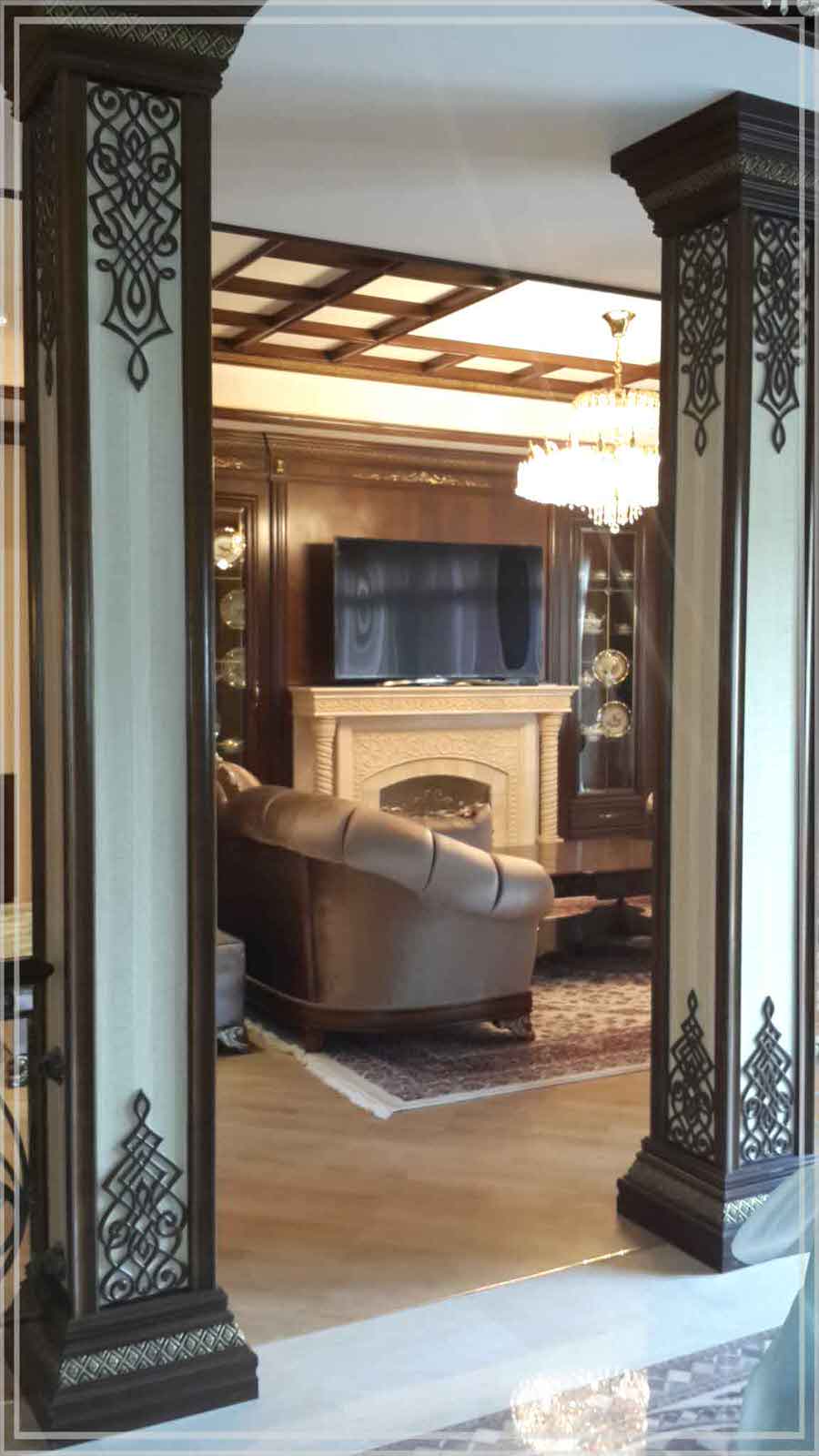 Частный дом с восточными мотивами