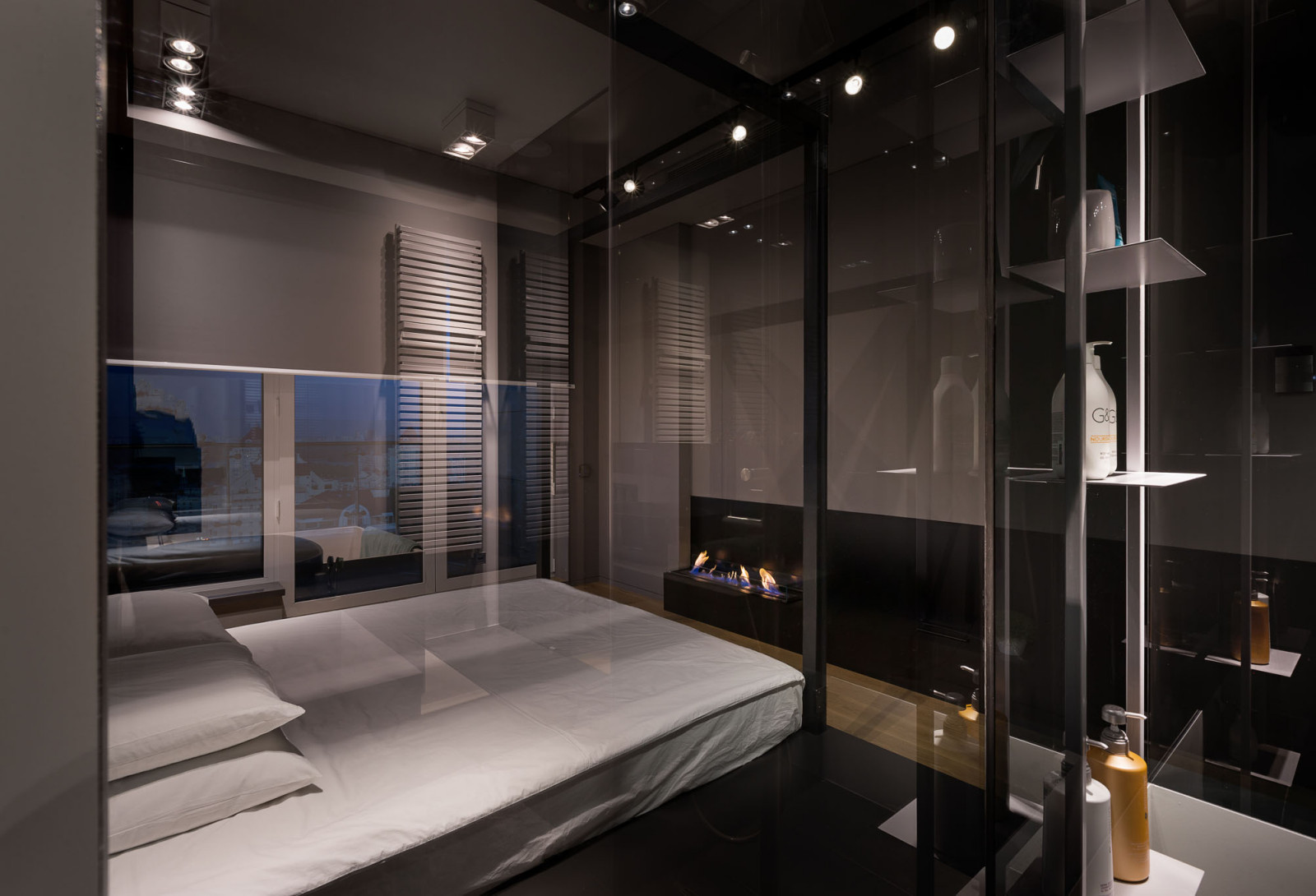 Houzz Украина: Квартира — аквариум с видом на город