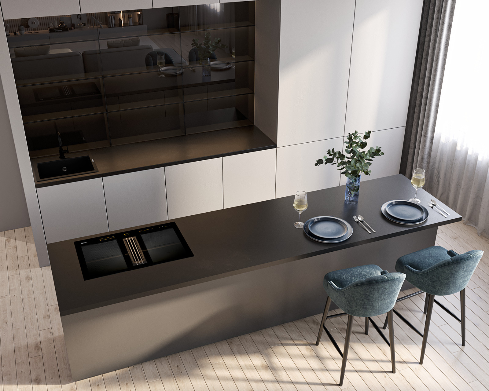 Обложка проекта: Кухня по заказу мебельной компании