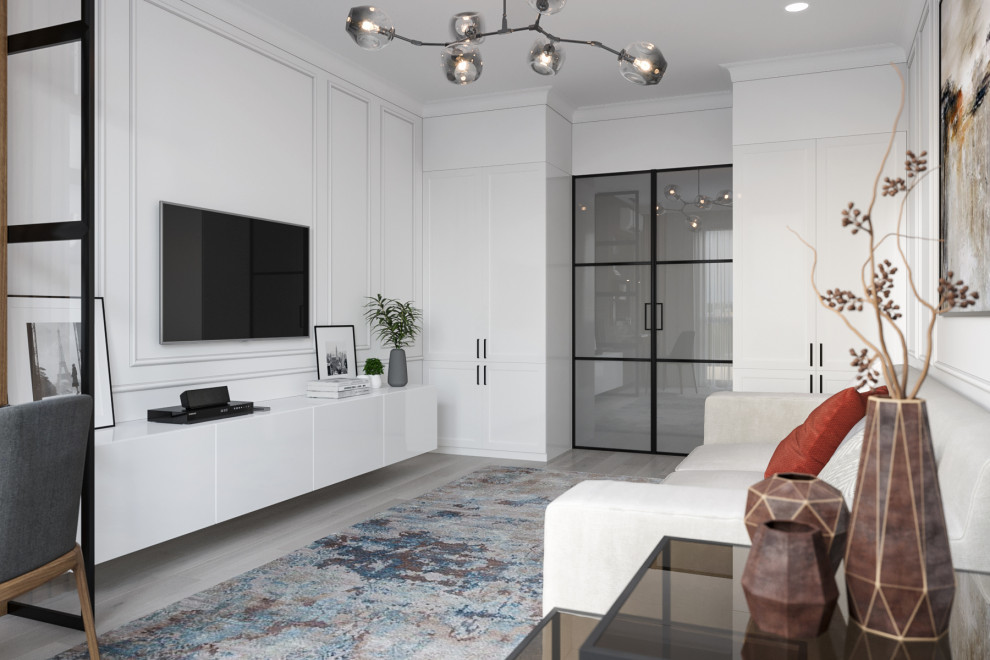 Трехкомнатная квартира в скандинавском стиле