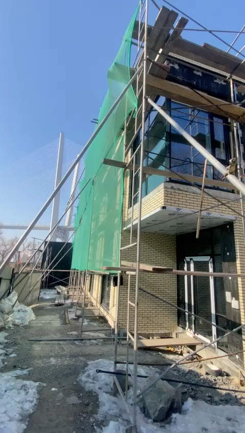 Обложка проекта: Офисное здание(фальц,кирпич)