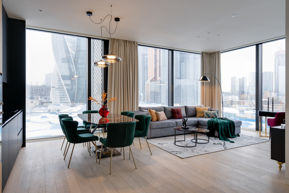 Обложка проекта: Хоумстейджинг и комплектация квартиры в небоскребе Москва Сити, ЖК Capital Tower