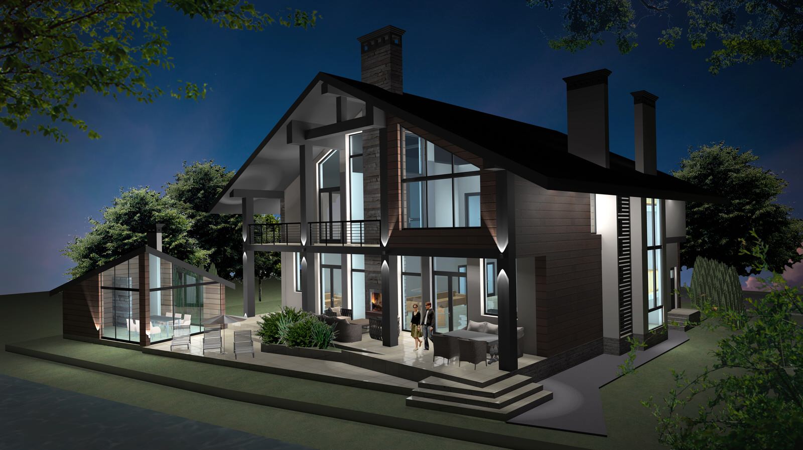 индивидуальный жилой дом под Краснодаром