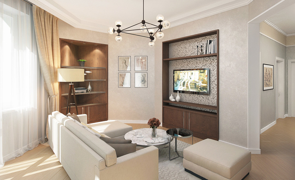 Нордический интерьер с элементами неоклассики