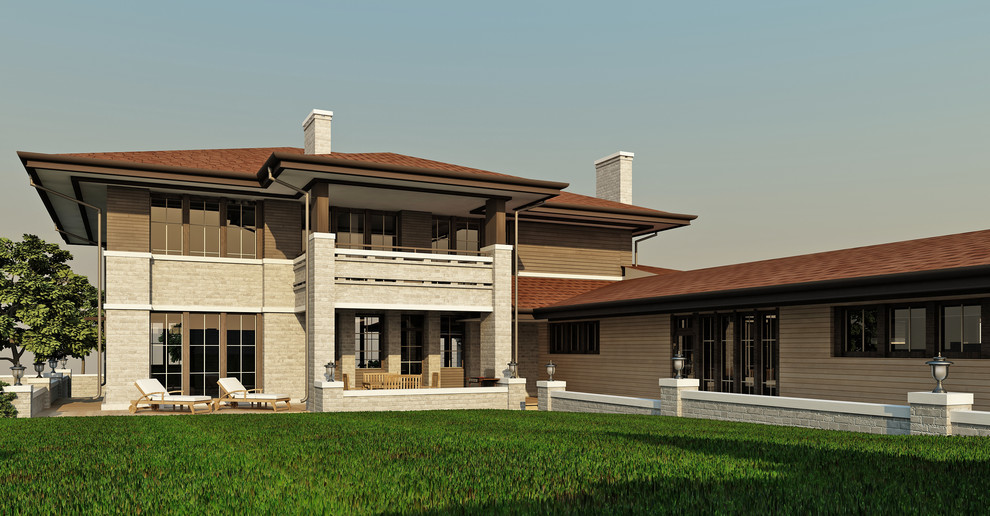 Дом в стиле Л.Райта