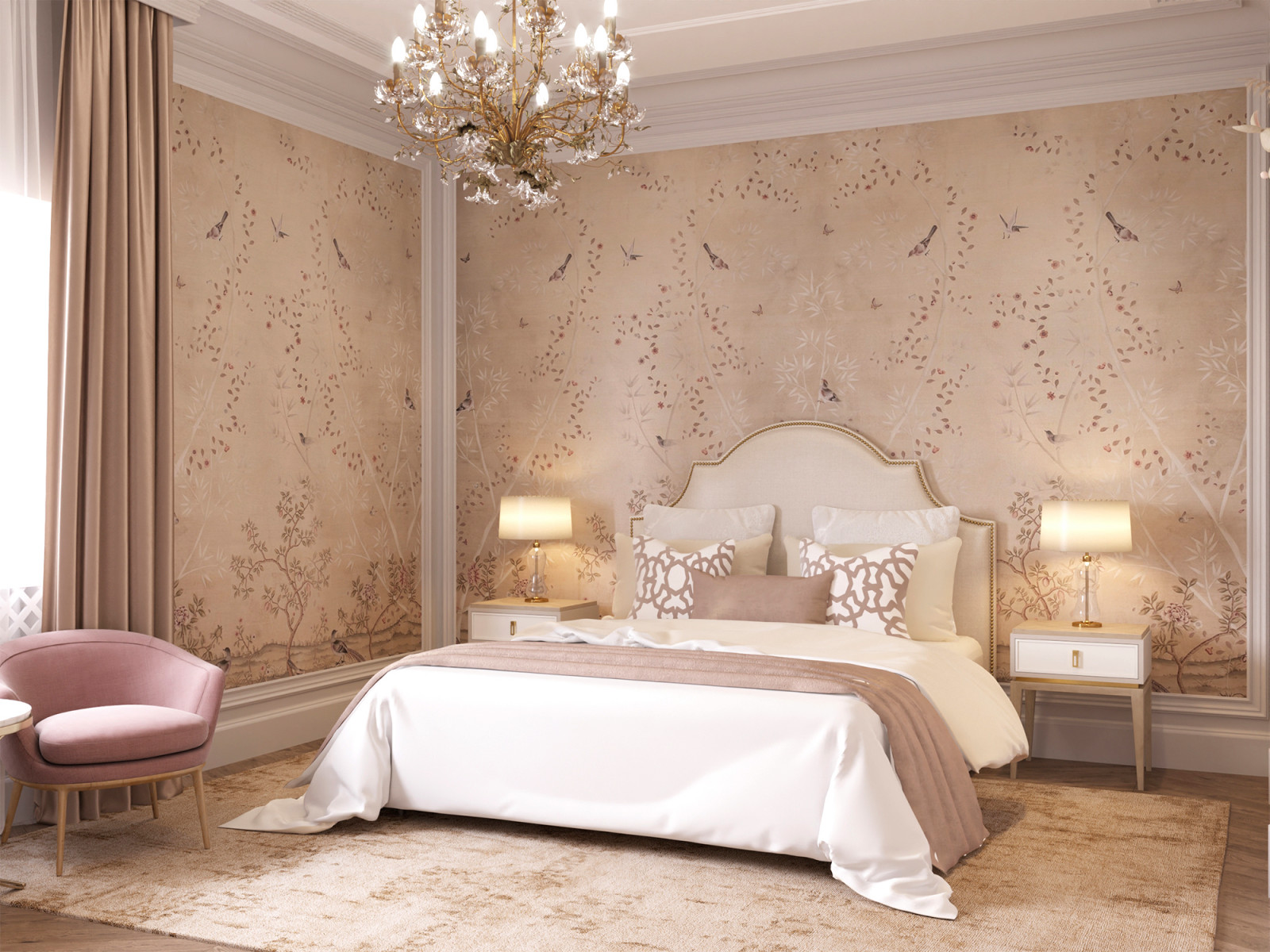 Обложка проекта: Дизайн интерьера загородного дома в классическом стиле