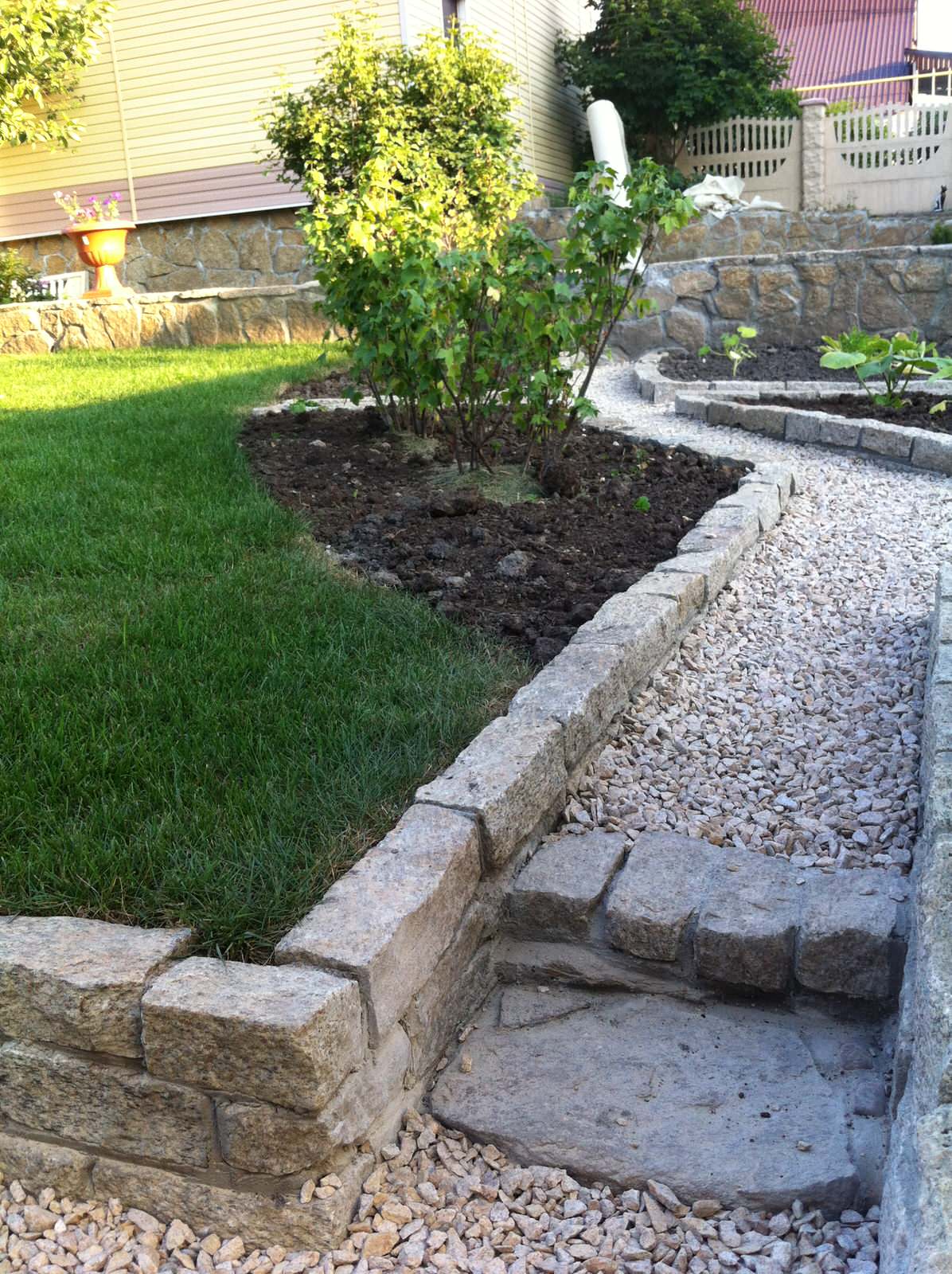 Сад на склоне. Реализация 2016 год