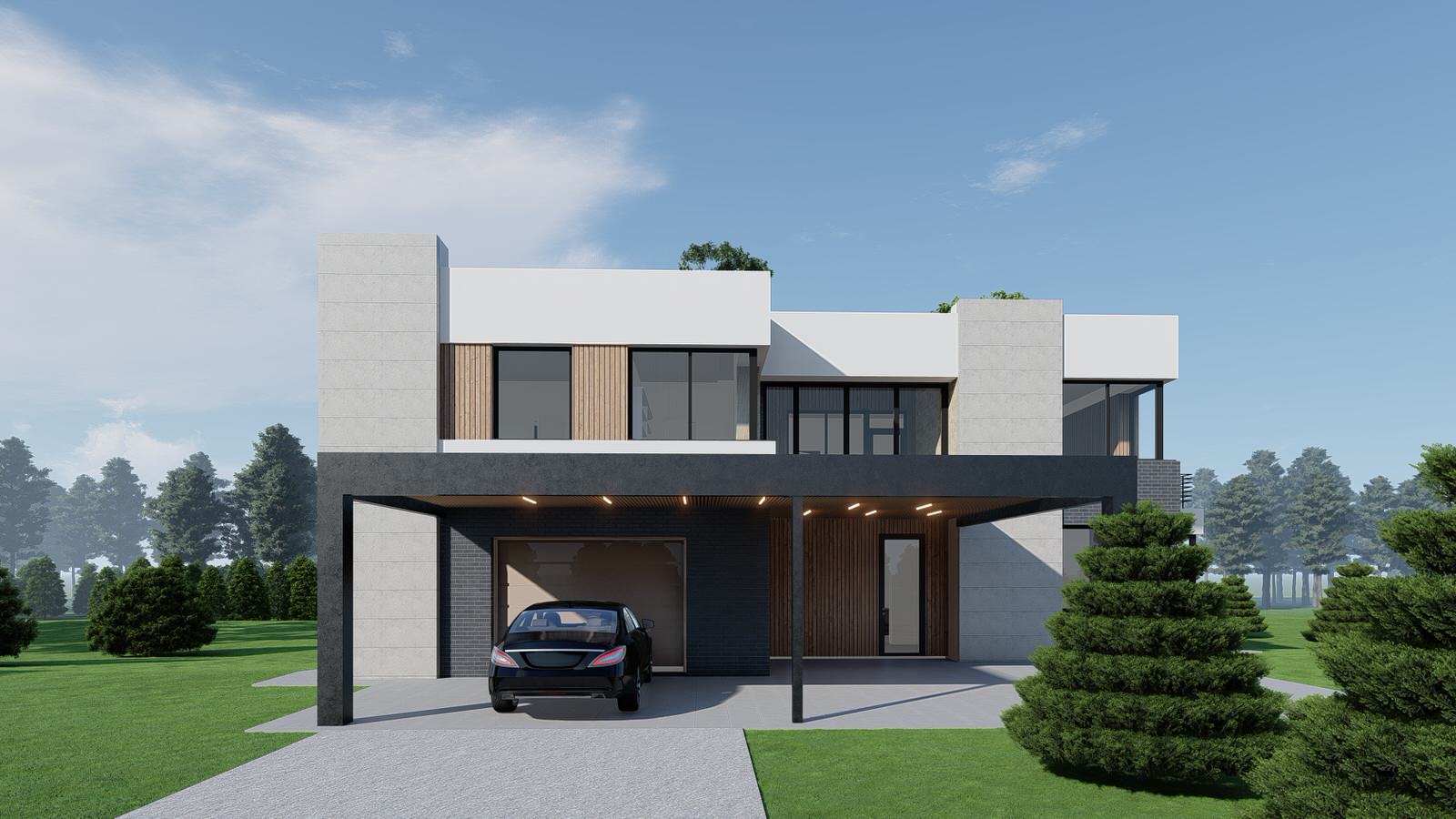 Hi-tech modern house