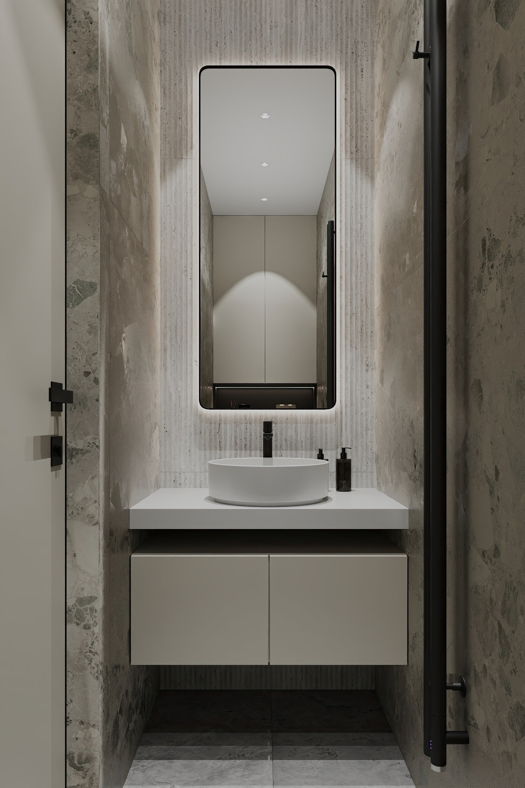 Дизайн и ремонт квартиры в ЖК Шуваловский Prima - Чёрно-белая магия