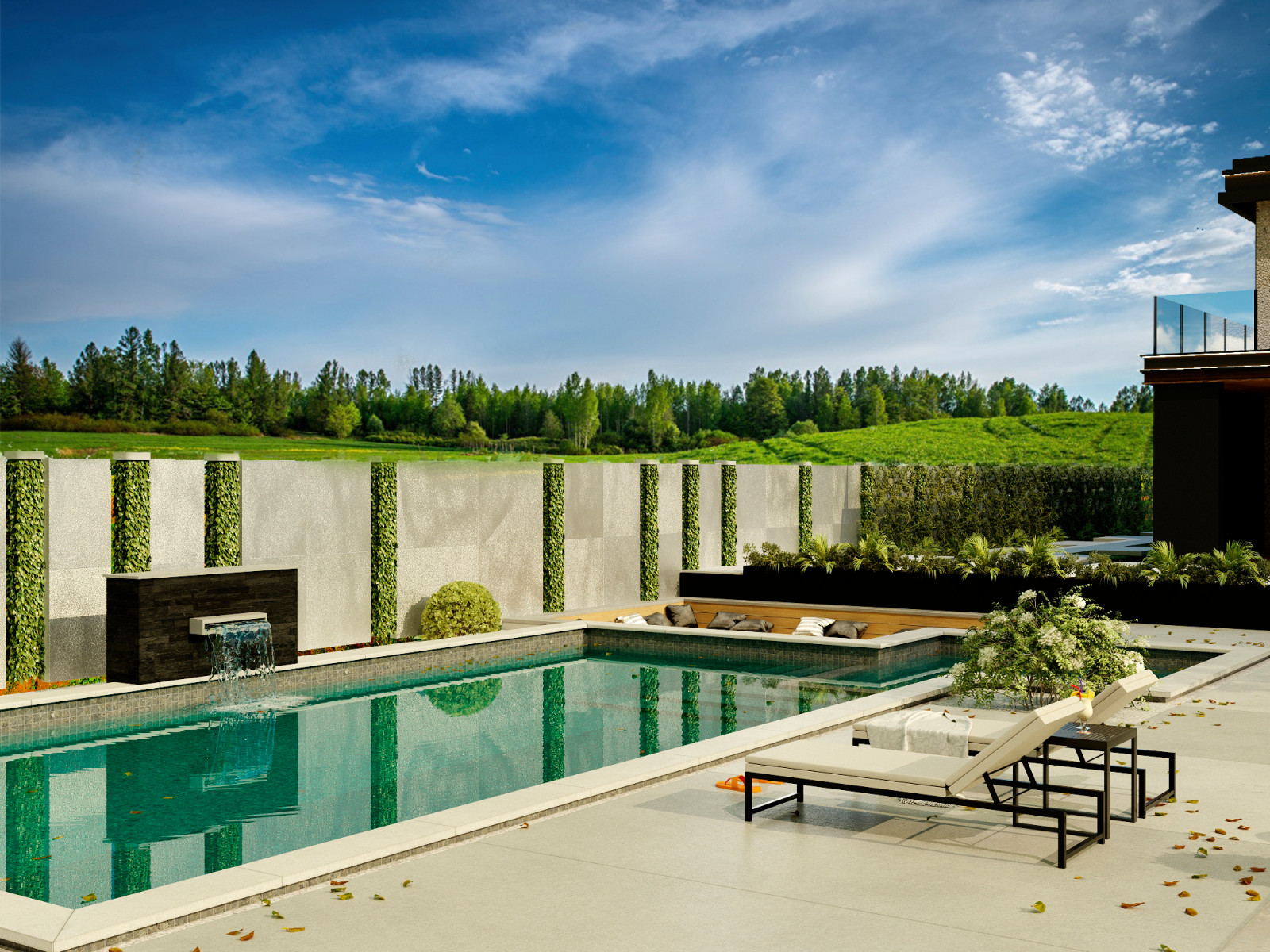 Благоустройство двора частного дома