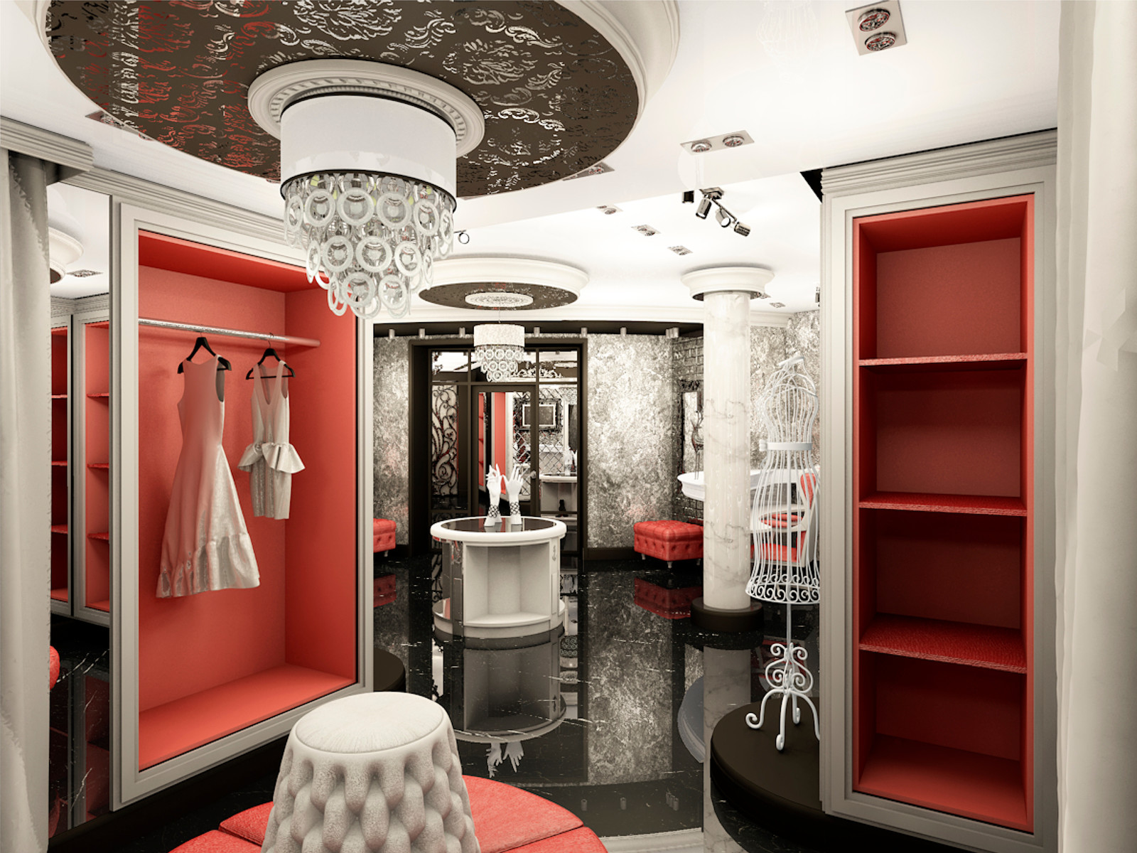 Дизайн бутика и салона красоты