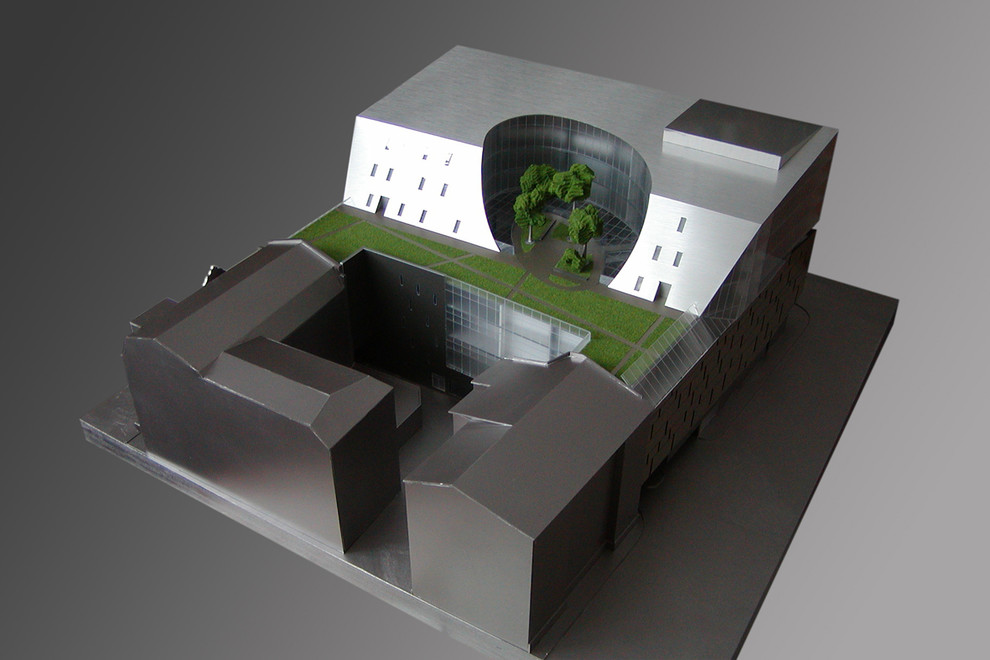 Архитектура в макете.