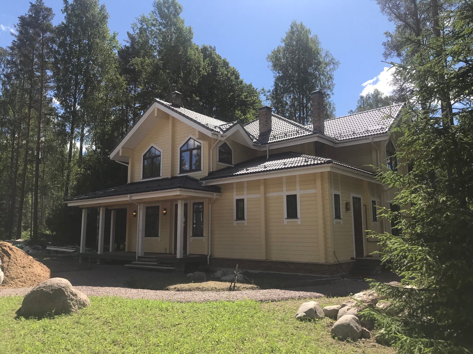 Обложка проекта: Усадьба в Карелии