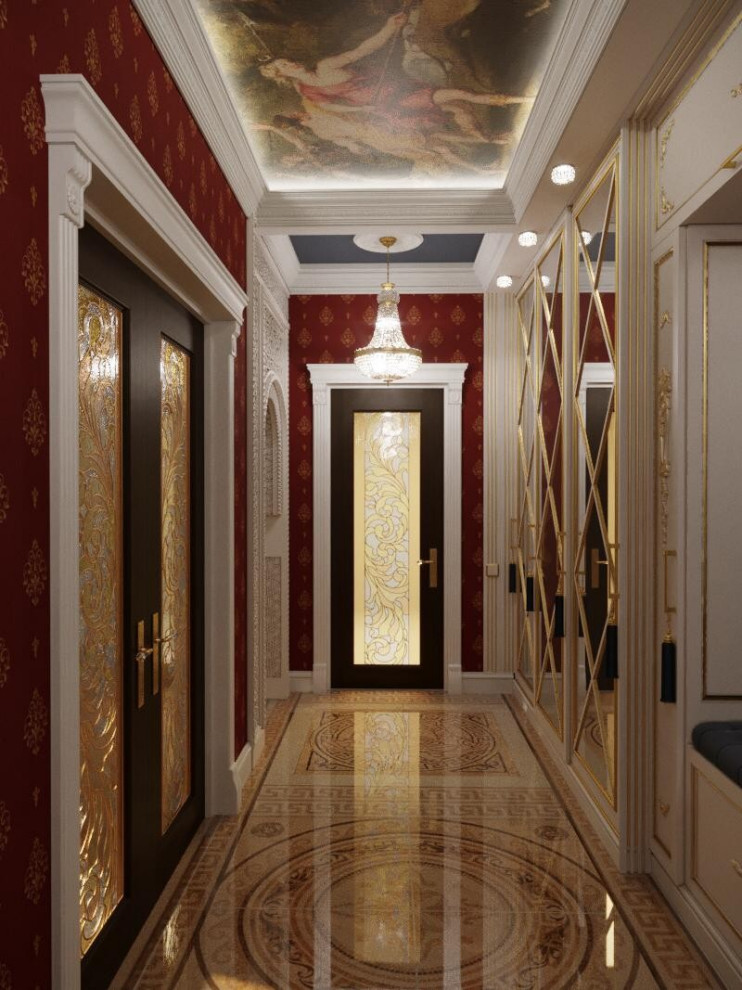 Дворцовый интерьер в загородных апартаментах