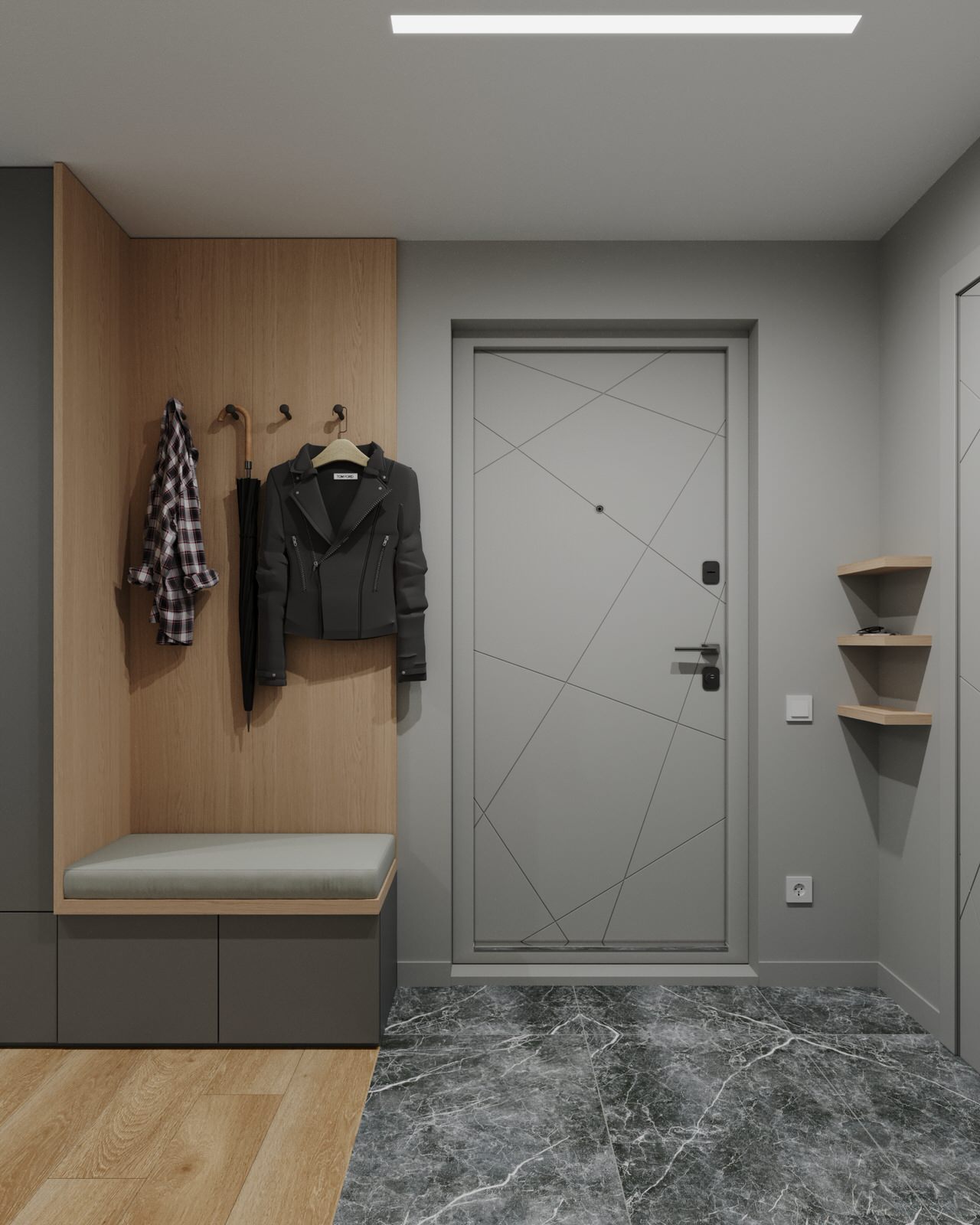 Дизайн проект квартиры 87м