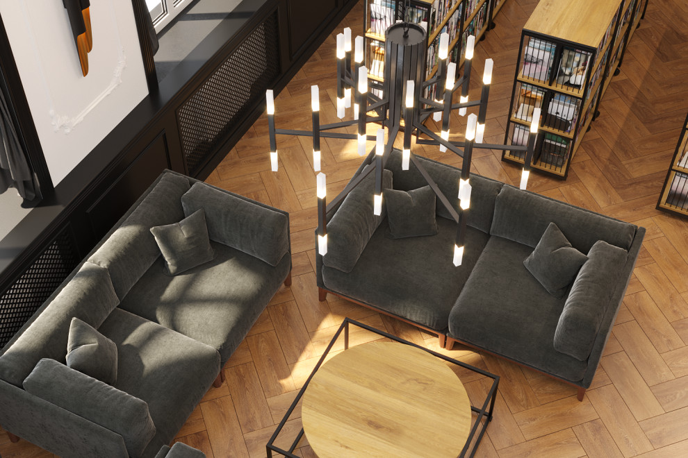 Дизайн-проект Модельной библиотеки в с.Усть-Кяхта (Республика Бурятия)