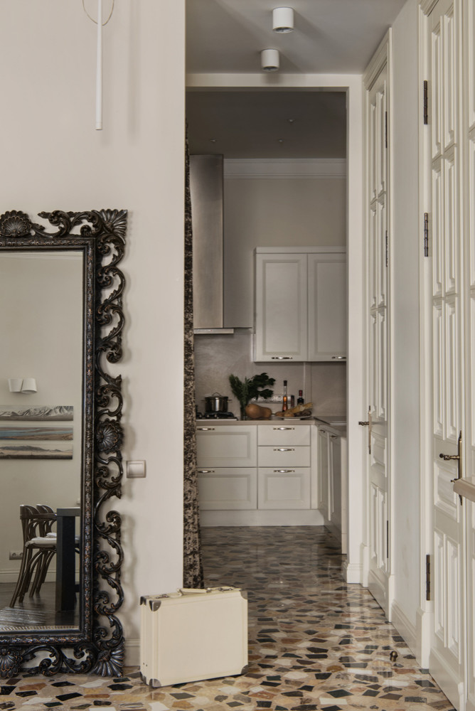 Обложка проекта: Кухня в "парижской" квартире на ул. Пречистенка