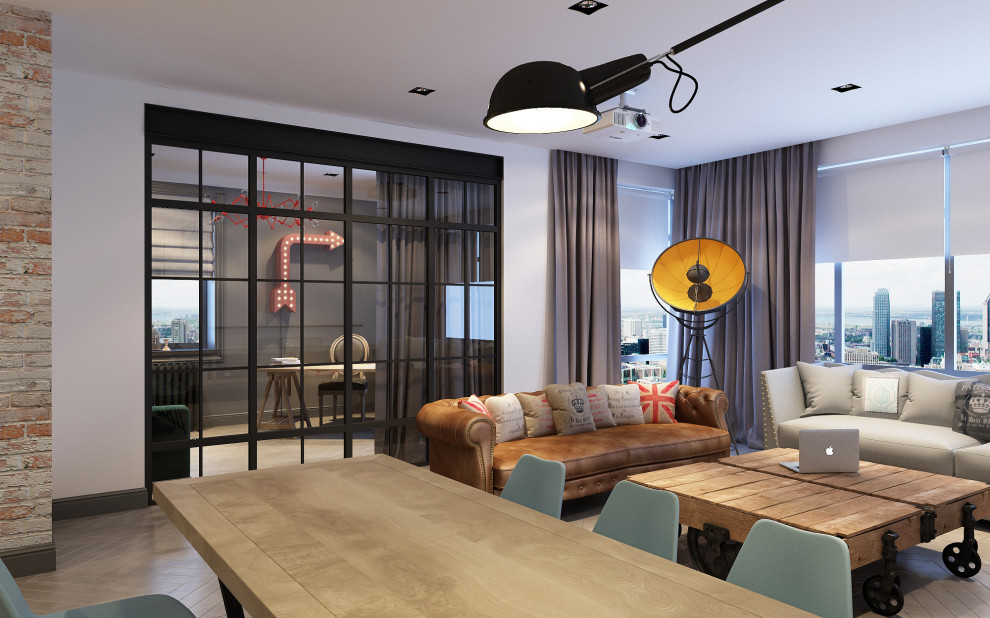 Квартира в стиле лофт