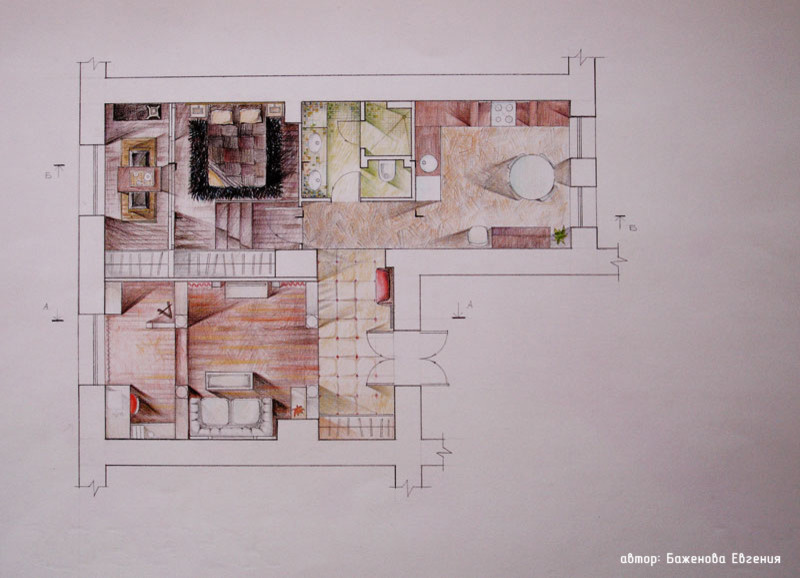 Квартира г. Новосибирск пр. Красный проспект 2008г.