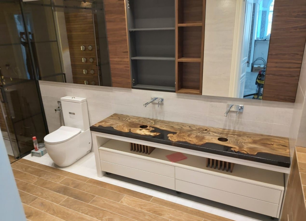 Обложка проекта: Столешница под 2 раковины