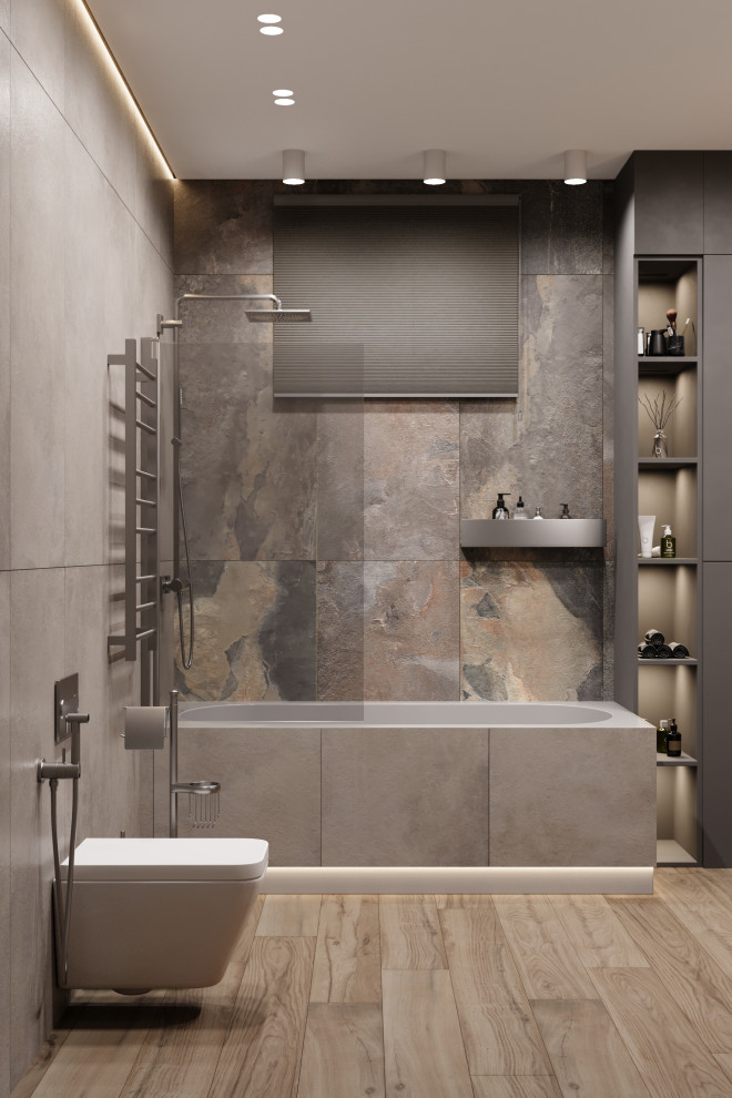 Обложка проекта: 3 этаж частного жилого дома. Ванная.