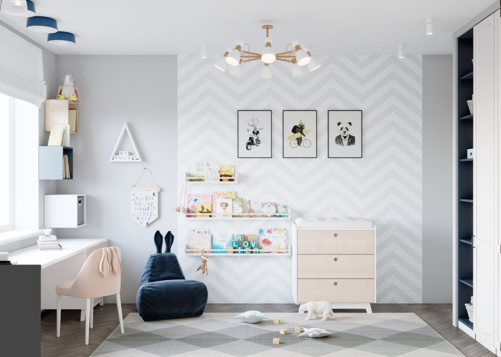 Квартира 77м2, современная классика