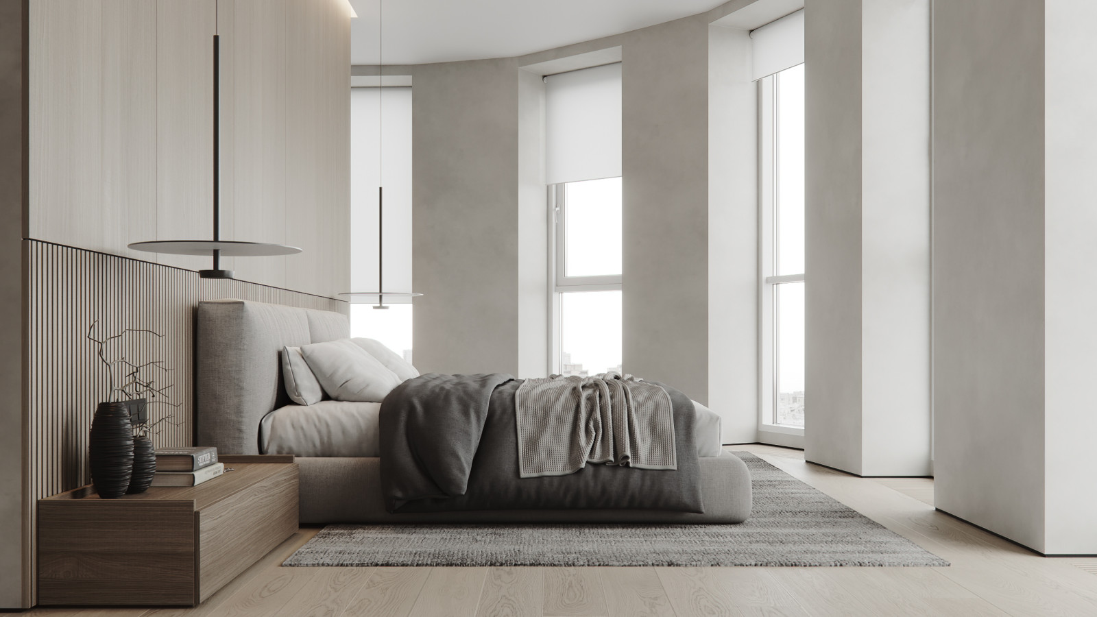 Квартира 144,8 m в стиле современный минимализм