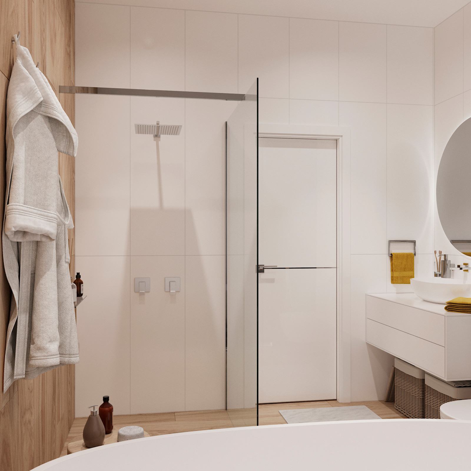 Дизайн-проект квартиры общей площадью - 86 м.кв. в г. Химки, ЖК "Маяк"