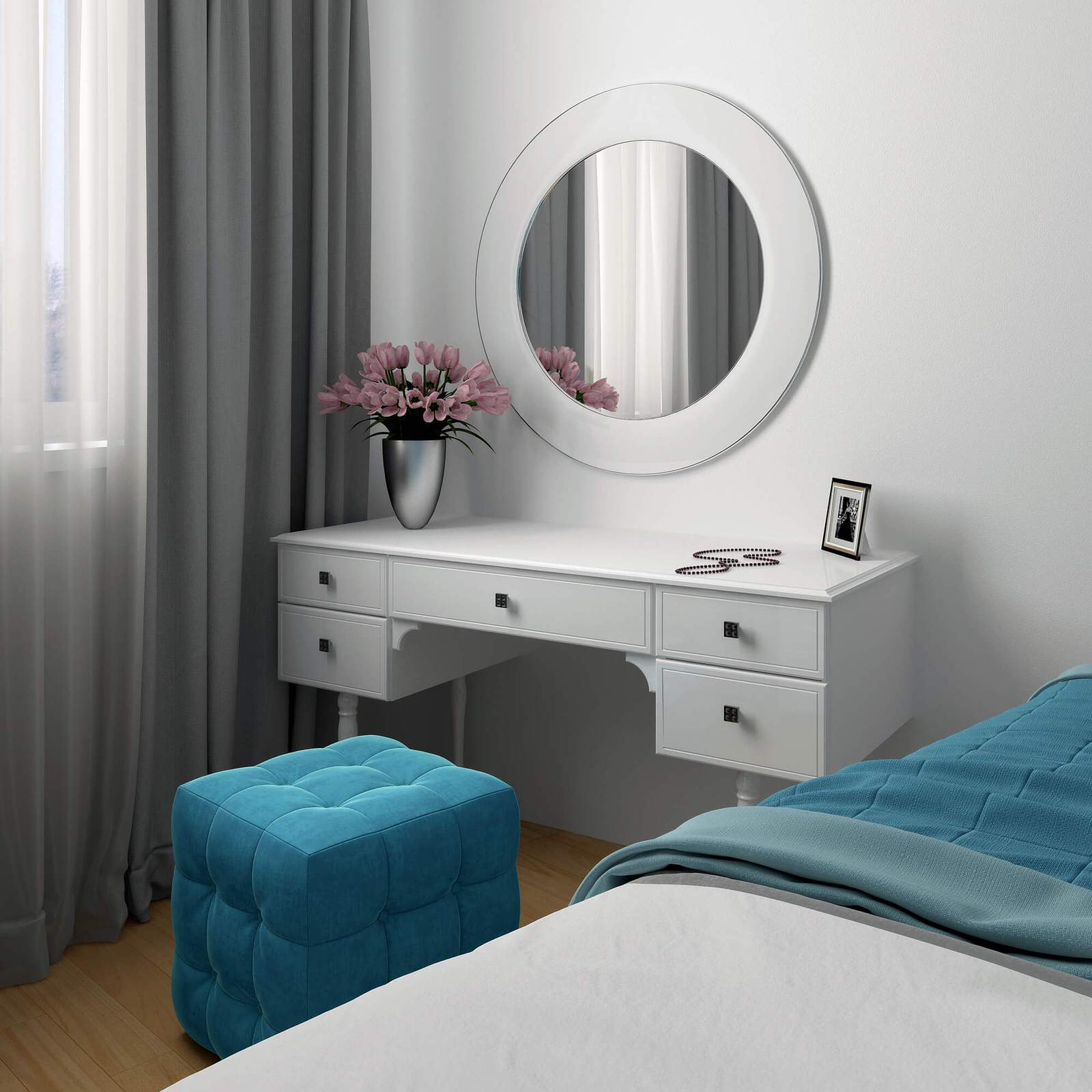 Обложка проекта: Спальня в скандинавском стиле