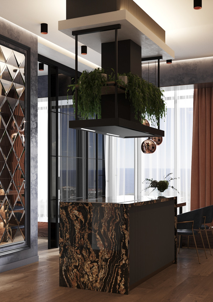 Residential complex Aquamarine, area with a terrace of 147.9 sq. m.