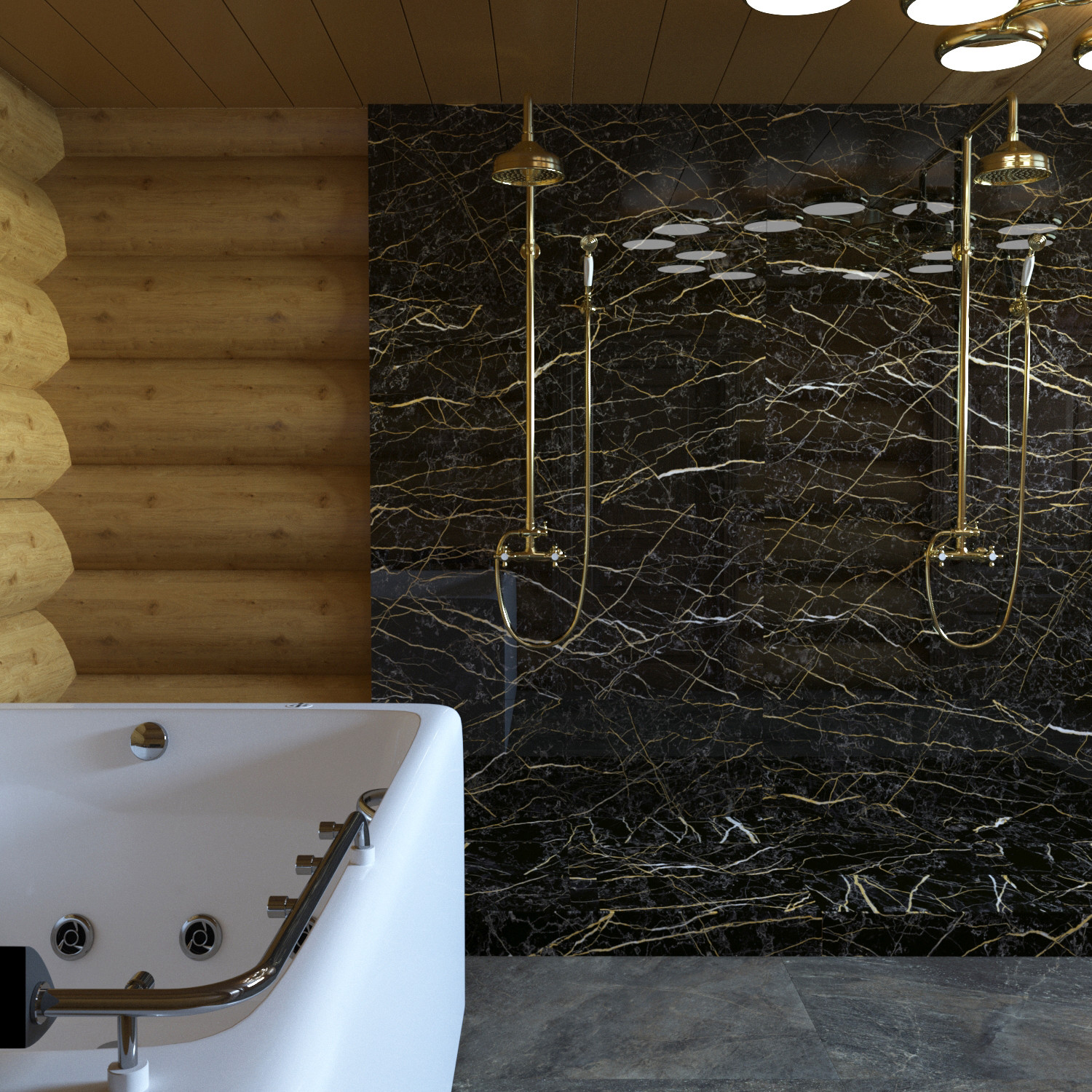 Ванные комнаты.