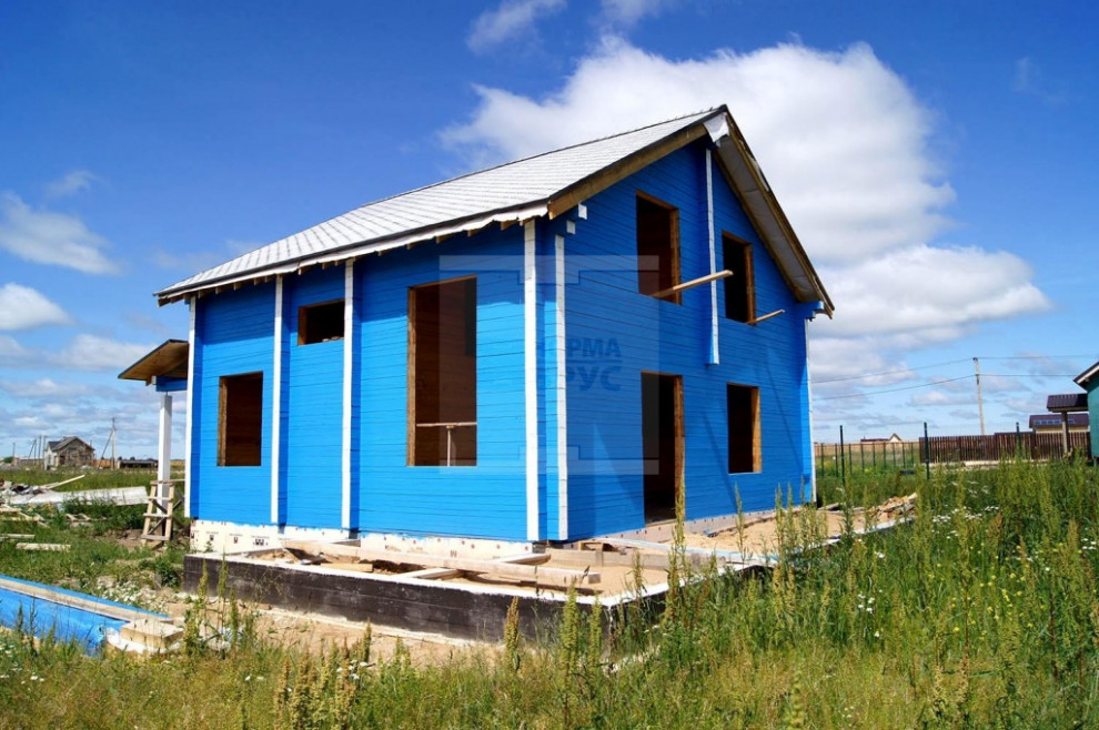 Обложка проекта: Дом из профилированного бруса НД1-11