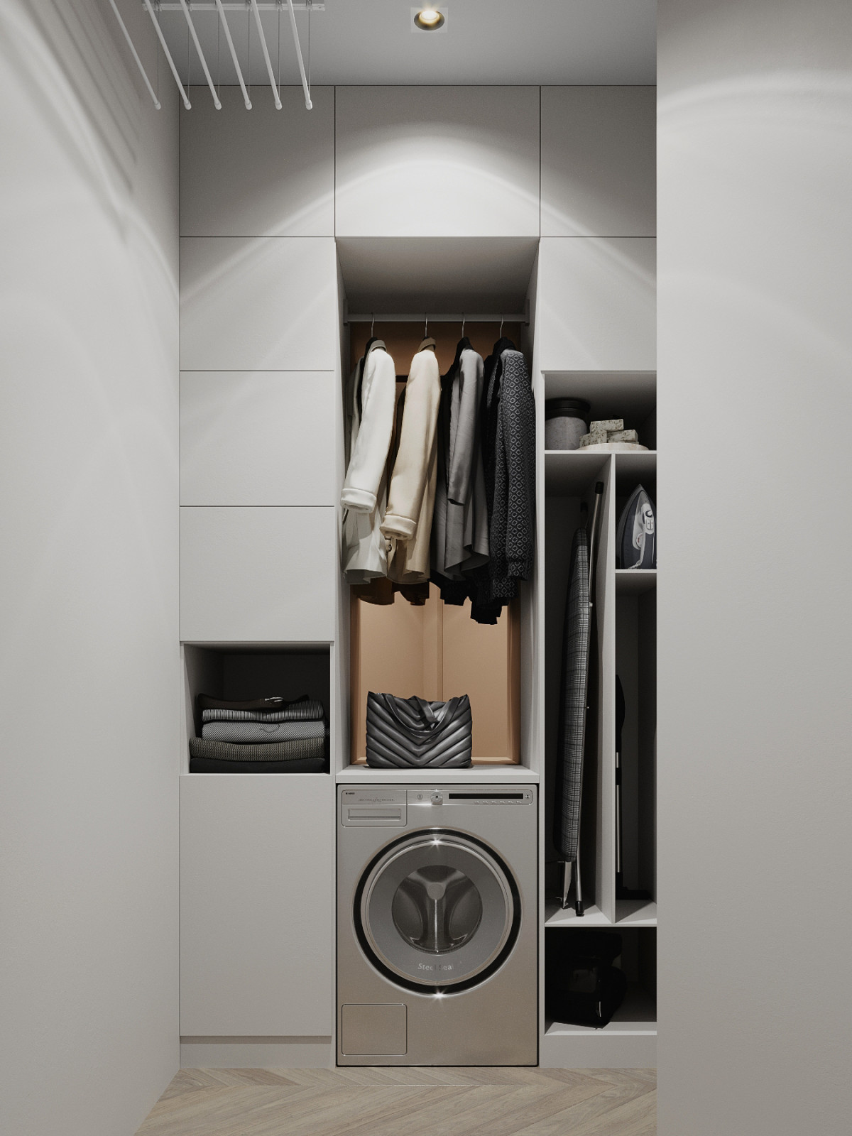 Современная классика. Квартира 100м2. Прачечная