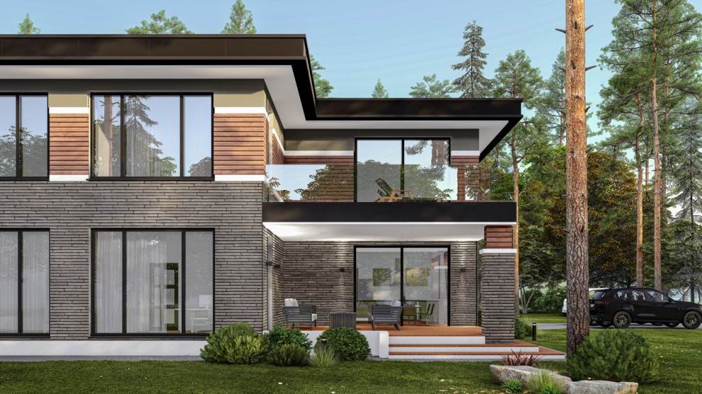 Дом в стиле Райт