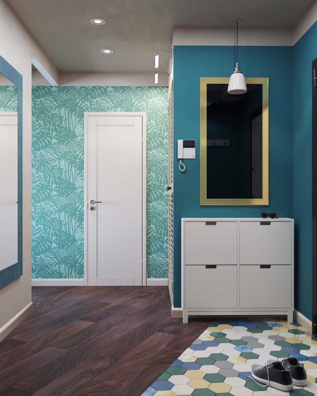 Интерьер с камерунской шляпой