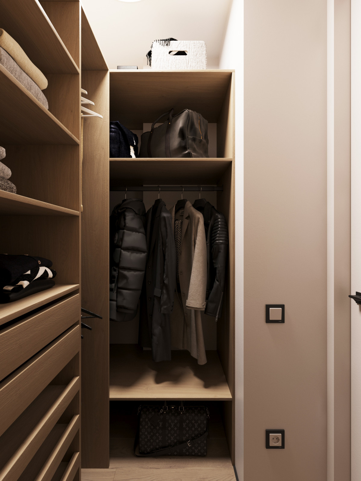 Дизайн проект - Квартира 80 м2 для многодетной семьи с двумя детскими комнатами