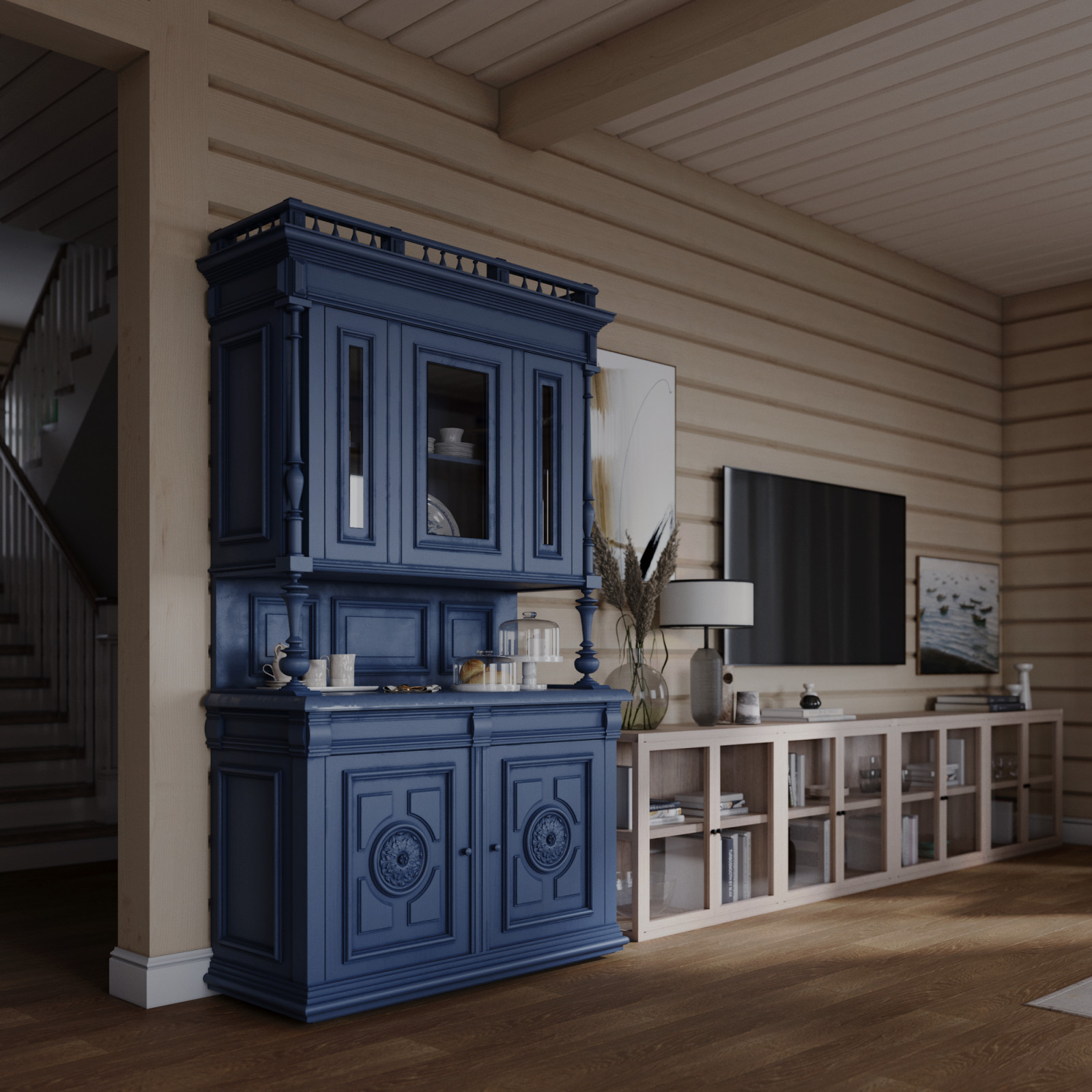 Дизайн частного дома в поселке Жодочи