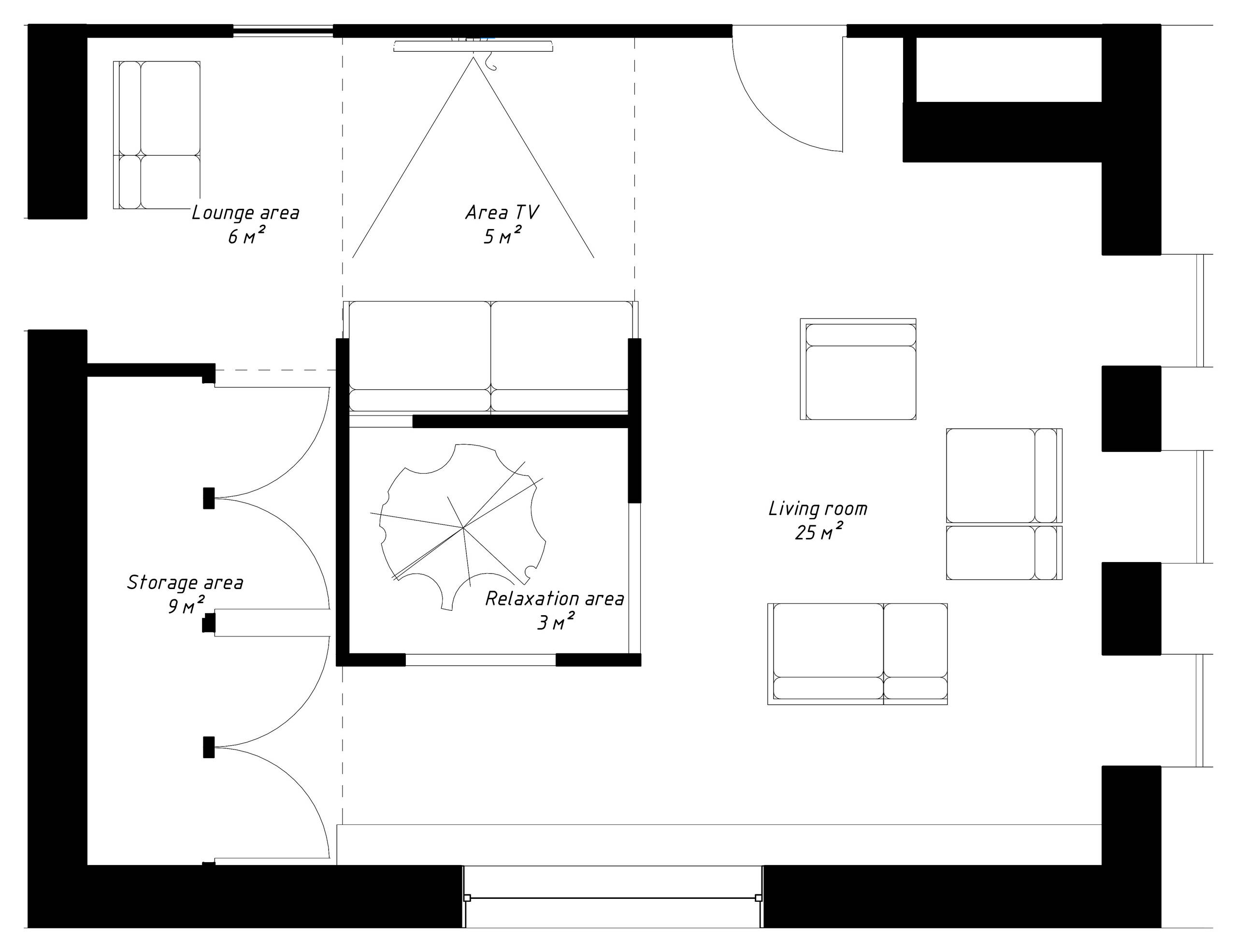 Проект недели: Мансарда с живым деревом «в кубе»