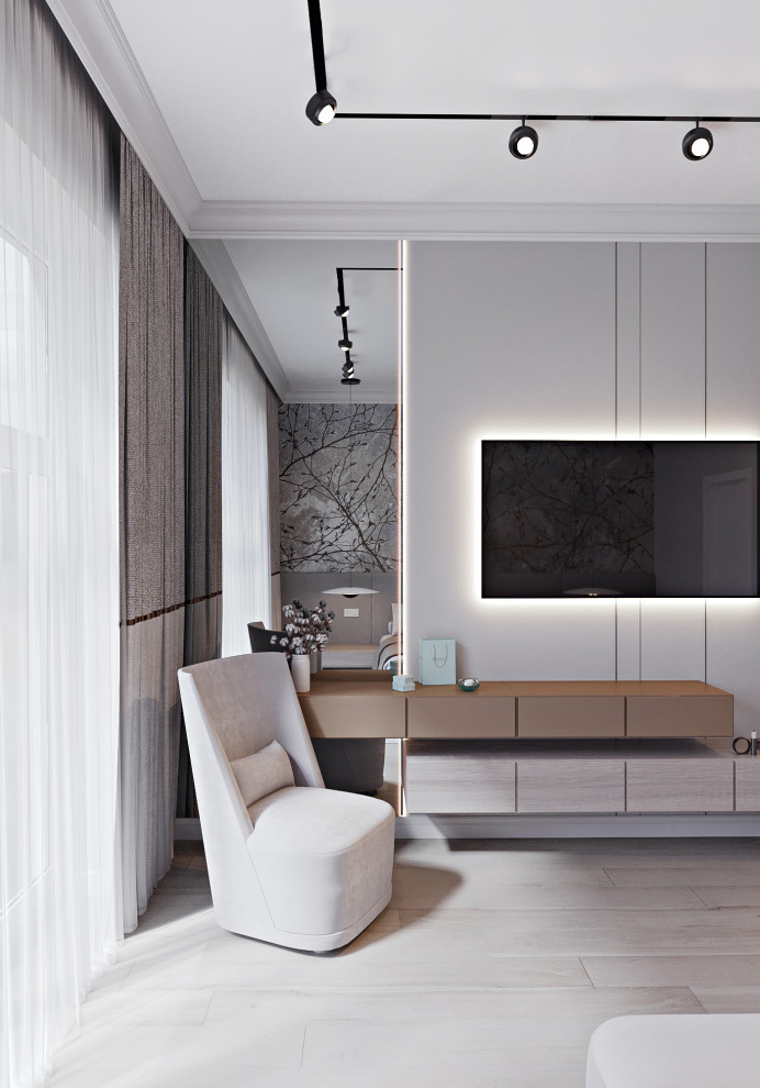 Дизайн проект спальни ул. Городовикова г. Воронеж