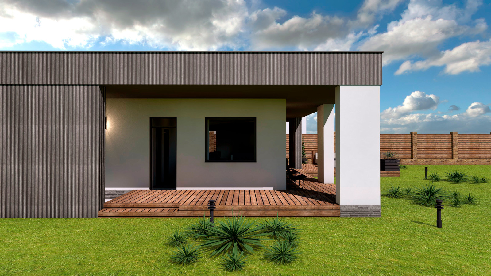 Дизайн-проект экстерьера дома 1