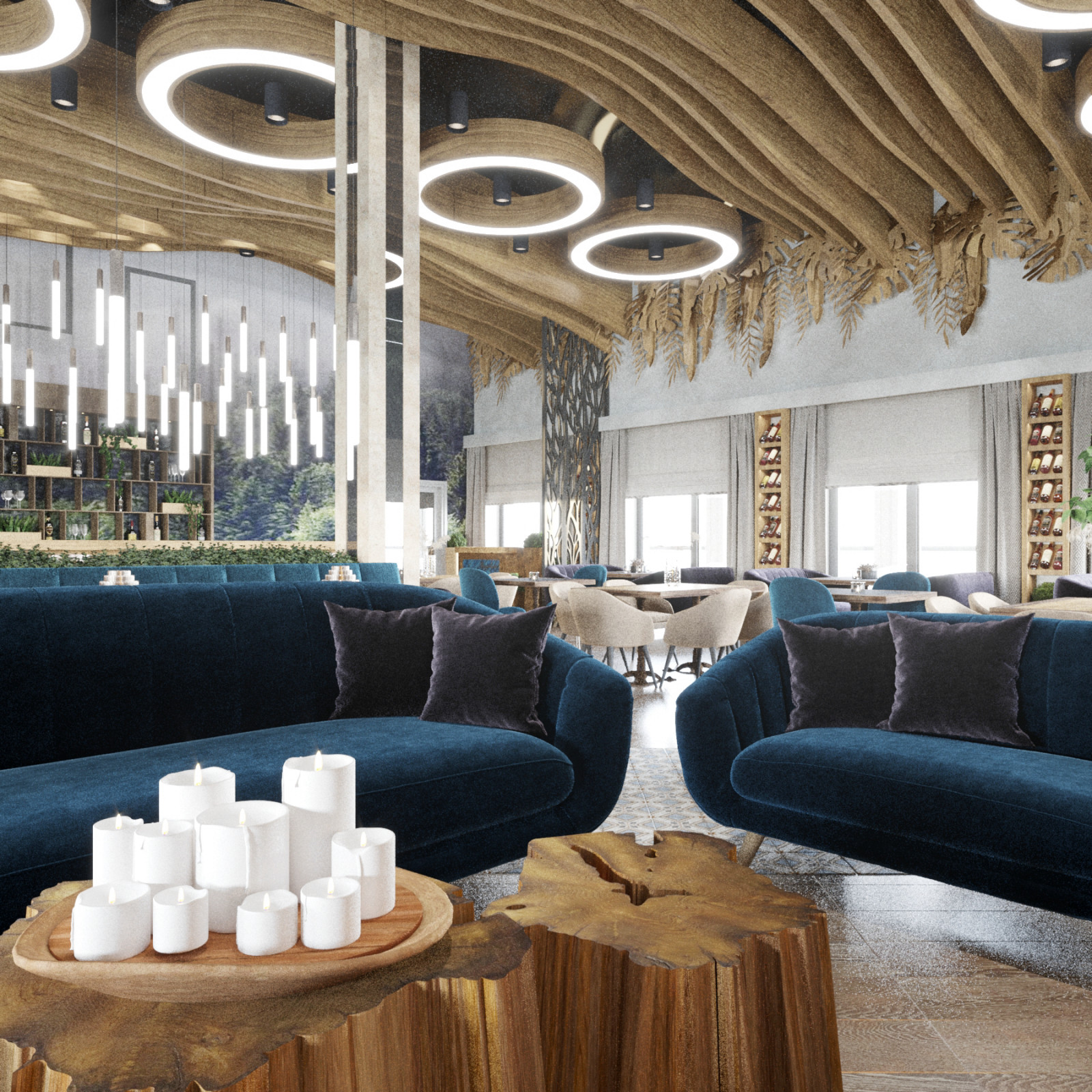 Ресторан загородного комплекса