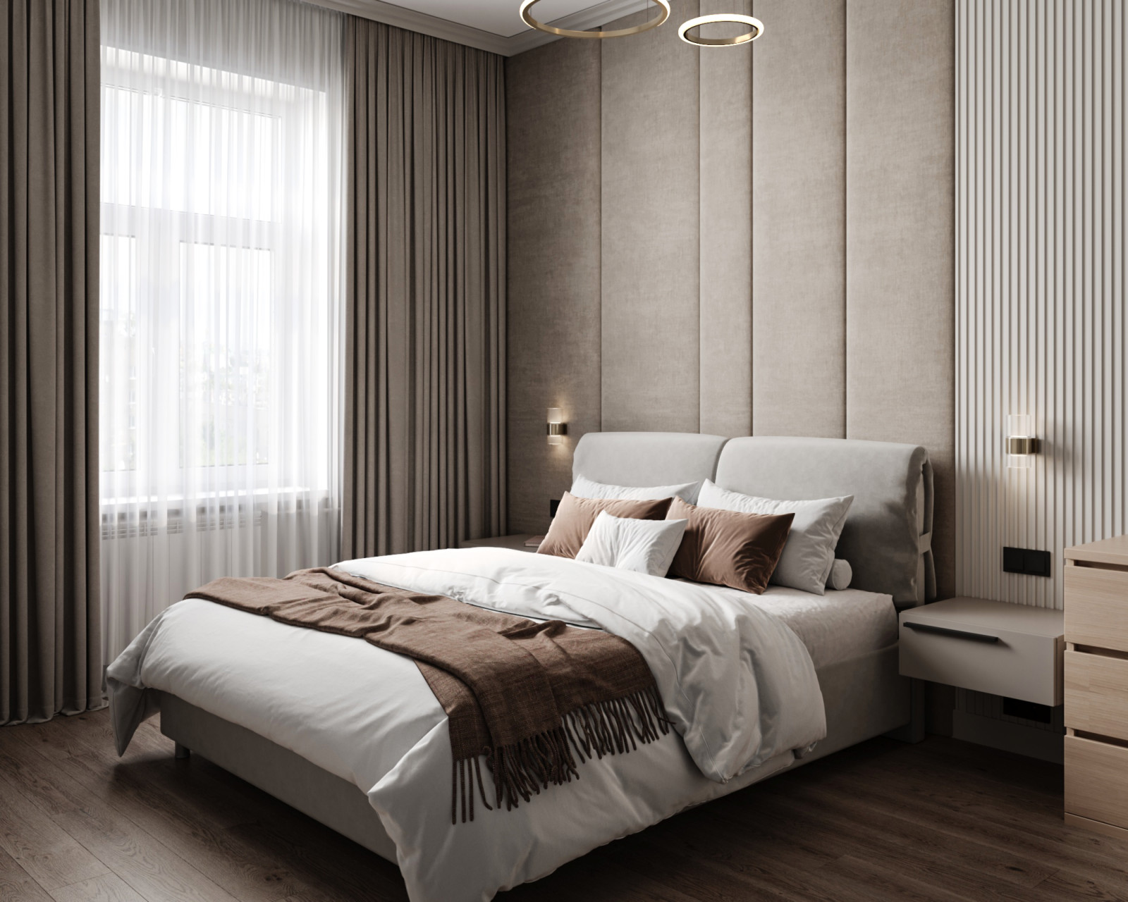 Дизайн-проект двухкомнатной сталинки, 53 кв.м