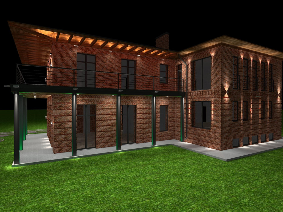 Освещение загородного дома