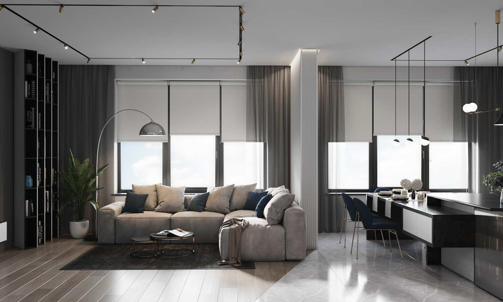 Дизайн-проект квартиры в ЖК Headliner