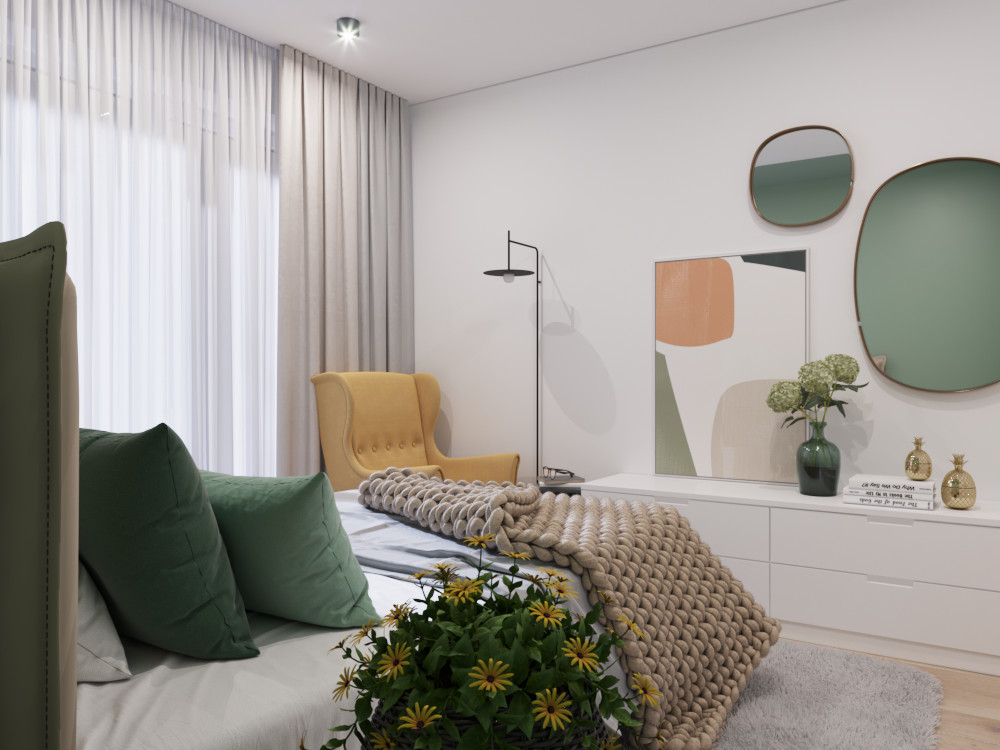 Обложка проекта: Интерьер жилой квартиры в современной стилистике